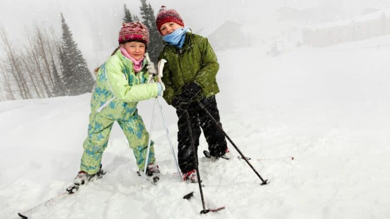 Skiing for children